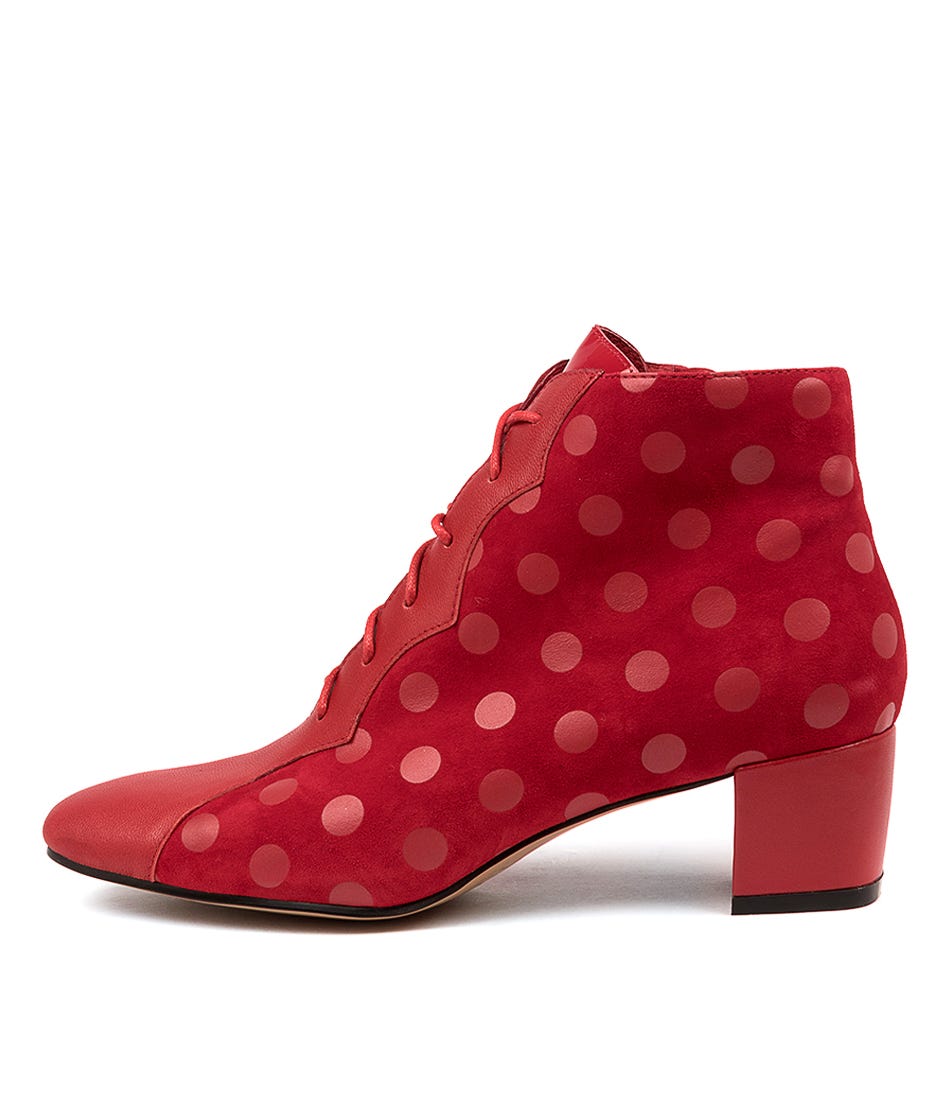 Buy Django & Juliette Harlany Dj Red Dot Ankle Boots Shoes Online ...