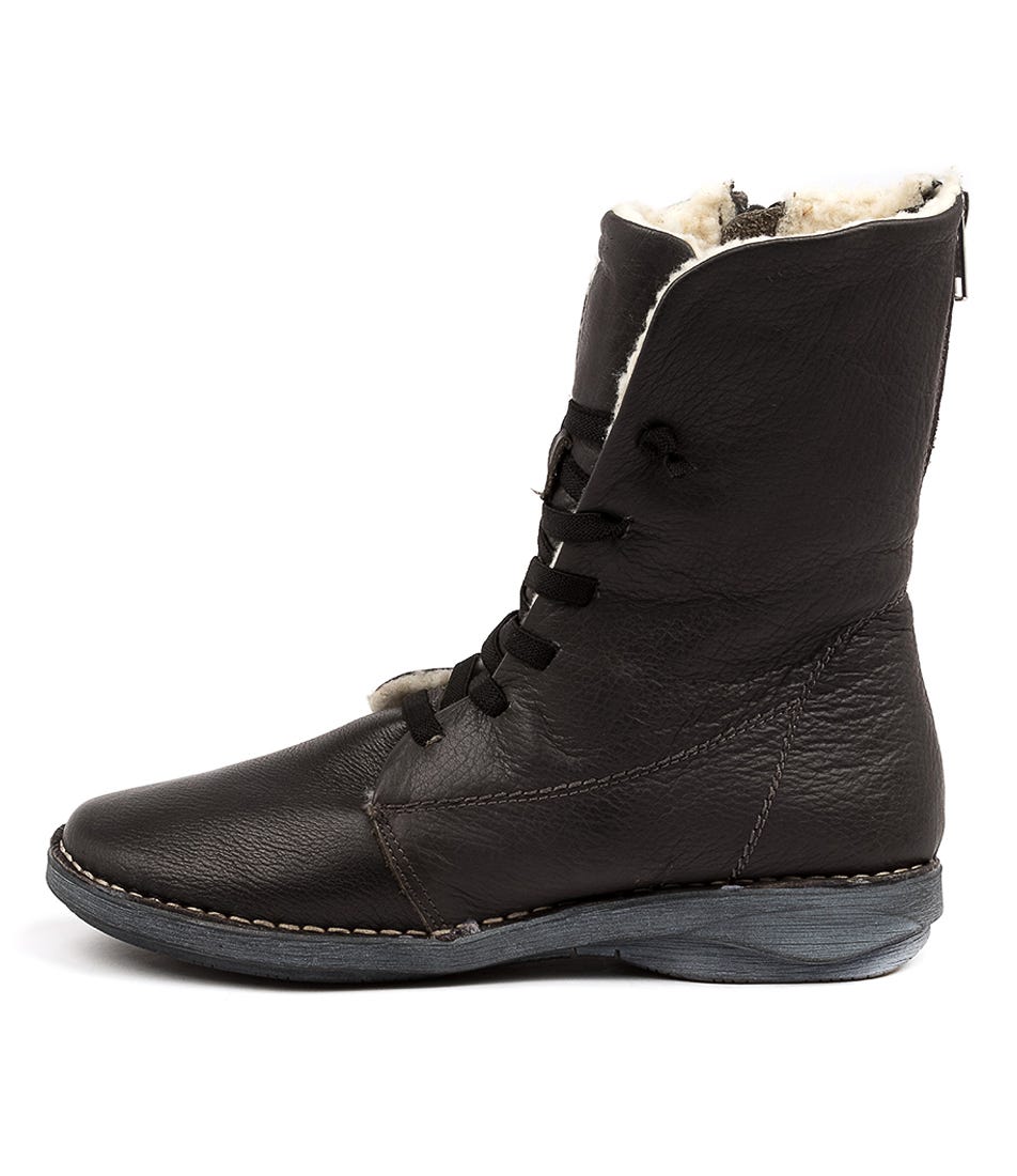 Buy Django & Juliette Rifty Dj Grey Beige Fur Calf Boots Shoes Online ...