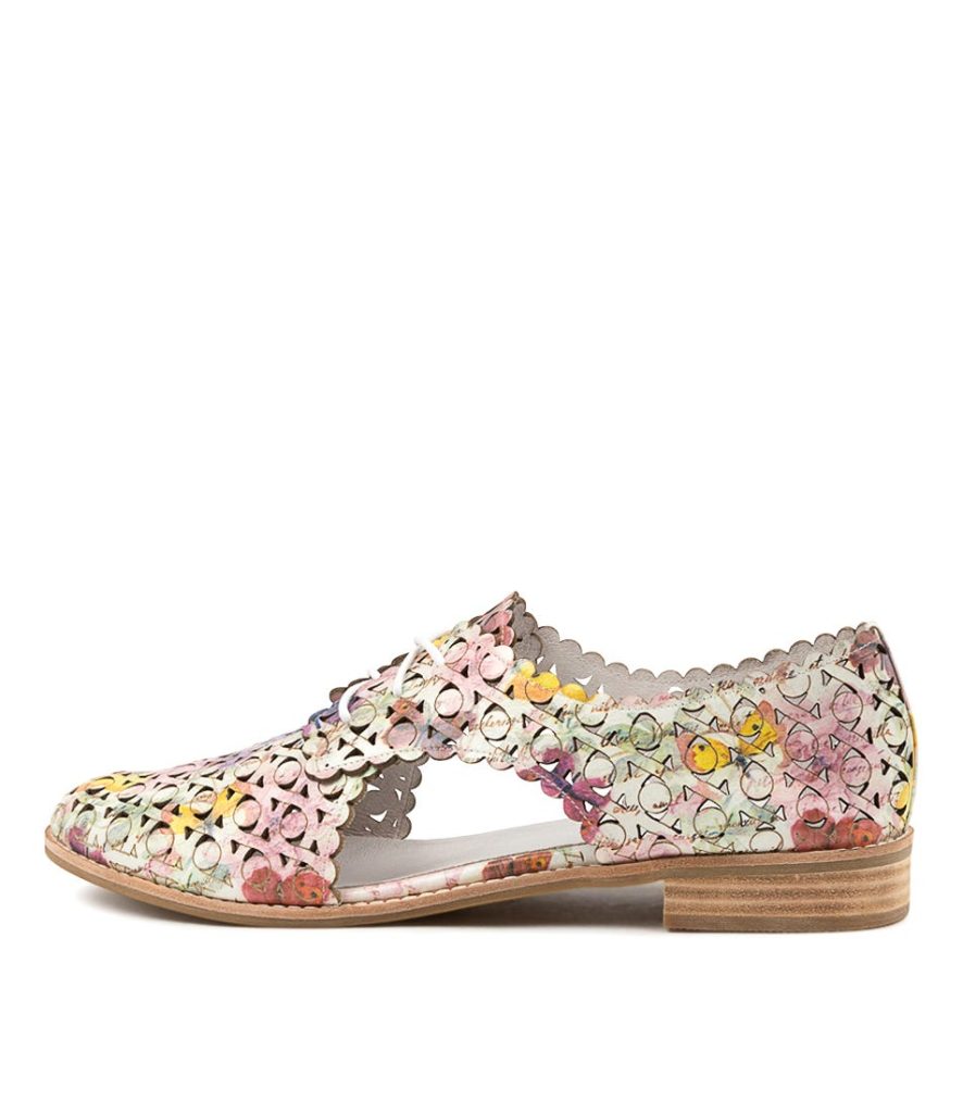 Buy Django & Juliette Albertos Djl White Multi Flats Shoes Online ...