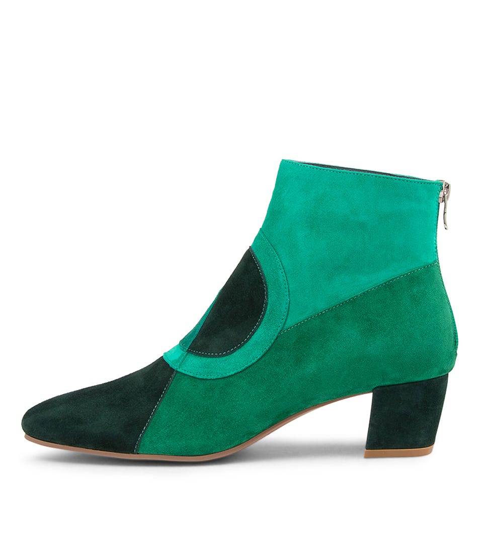 Buy Django & Juliette Hotshot Dj Green Ankle Boots Shoes Online | Shoes ...