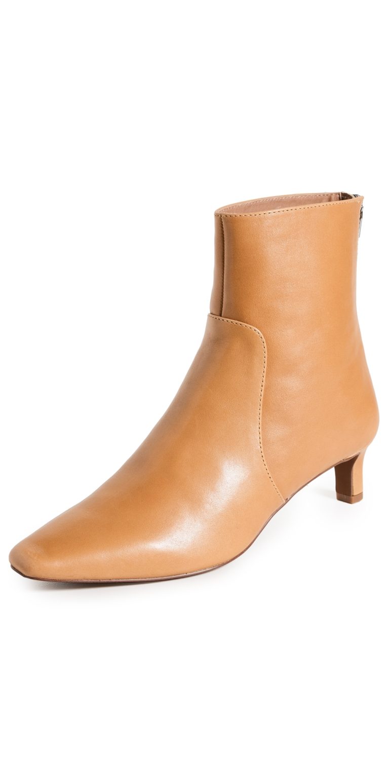 Buy Madewell The Dimes Kitten-Heel Boot in Leather Shoes Online | Shoes ...