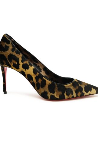 Christian Louboutin Leopard Pony Kitty Kate Pumps