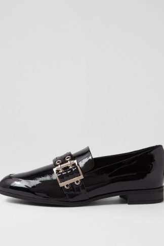 Django & Juliette Georgey Dj Black Patent Leather Black Shoes