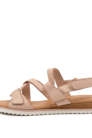 Supersoft Hopscotch Su Nude Leather Nude Sandals