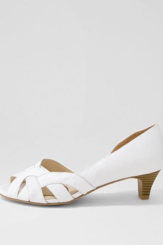 Supersoft Elizabeths Su White Leather White Sandals