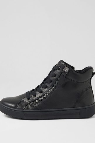 Supersoft Ezzis Su Black Black Sole Leather Black Black Sole Boots