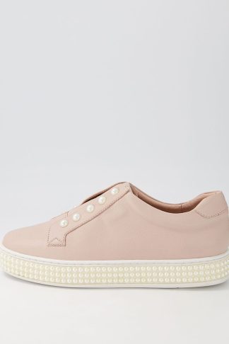 Top End Quempo To Dusty Pink Leather Dusty Pink Sneakers