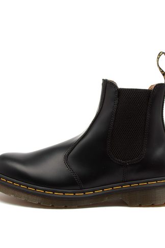 Dr Marten 2976 Chelsea Bt Ylw Stitch Ankle Boots Black | Dr Marten Shoes