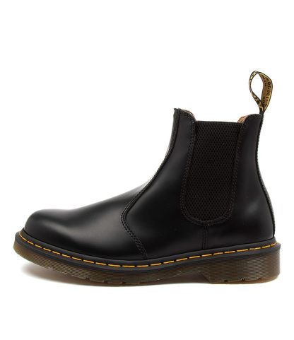 Dr Marten 2976 Chelsea Bt Ylw Stitch Ankle Boots Black | Dr Marten Shoes