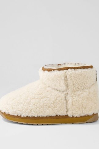 Emu Australia W12773 Stinger Micro Teddy Ankle Boots Natural | Emu Australia Shoes