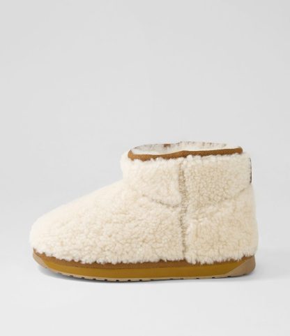 Emu Australia W12773 Stinger Micro Teddy Ankle Boots Natural | Emu Australia Shoes