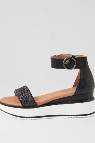 I Love Billy Linnote Sandals Black | I Love Billy Shoes