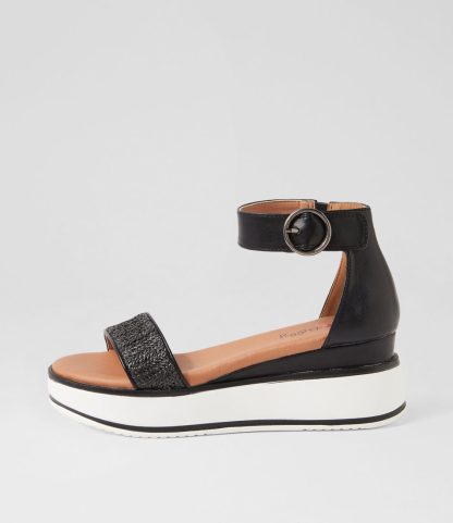 I Love Billy Linnote Sandals Black | I Love Billy Shoes