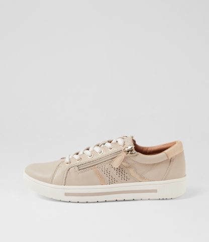 Supersoft Emillio Sneakers Almond-Platinum | Supersoft Shoes